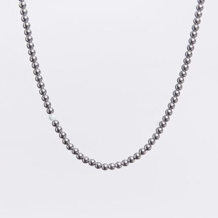 biserna ogrlica Crystal beli oniks