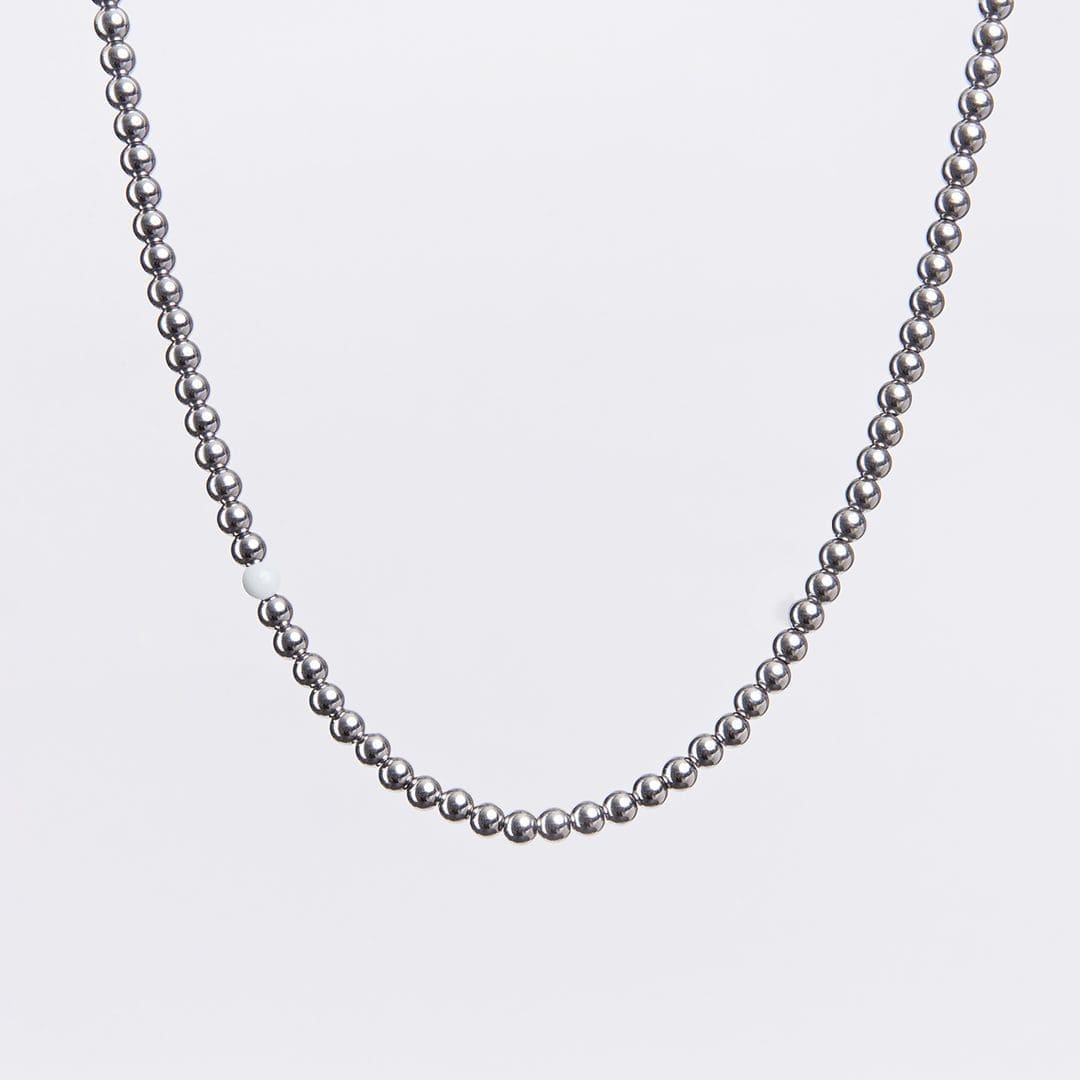 biserna ogrlica Crystal beli oniks biserna ogrlica Crystal beli oniks