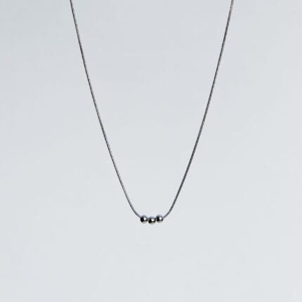 ogrlica Smile 3 perle mini